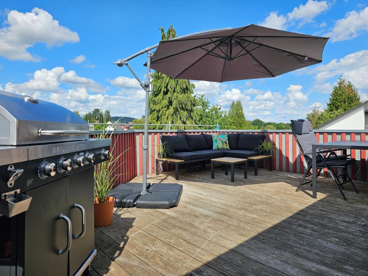 Tucan - Rooftop Terrace With View, Bbq, Ps4+Stream Marburg ภายนอก รูปภาพ